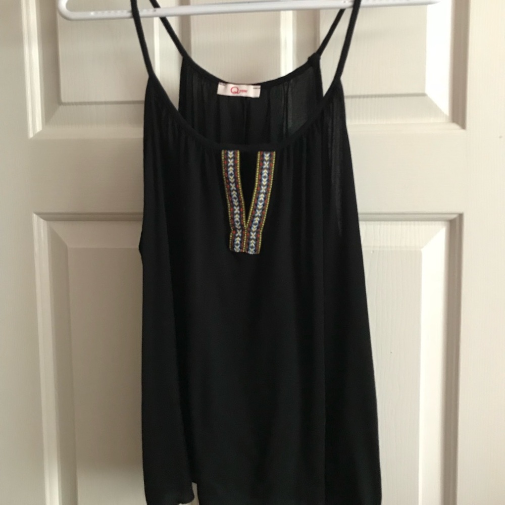 Black Spaghetti strap!